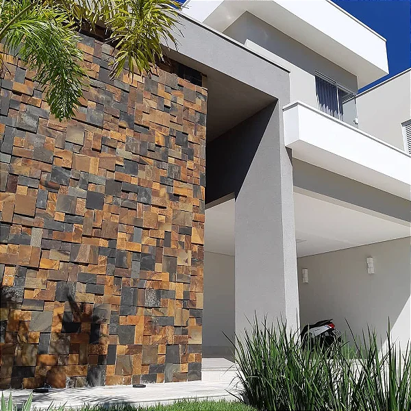 Fachada com Pedra Ferro